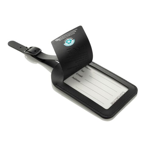 Etiqueta equipaje Globefind Dual RCS localización mundial negro | sin montaje de publicidad | no disponible | no disponible