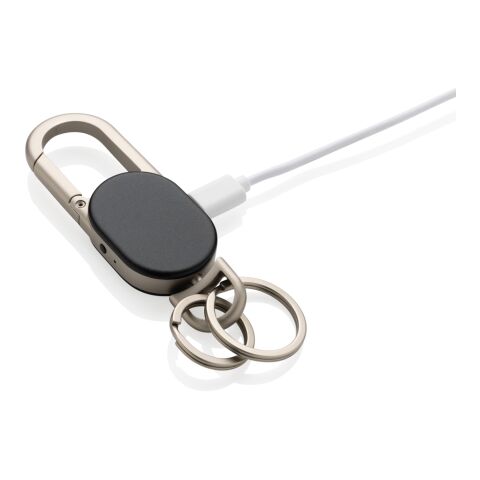 Llavero Keyfinder con localizador USB C negro-gris | sin montaje de publicidad | no disponible | no disponible