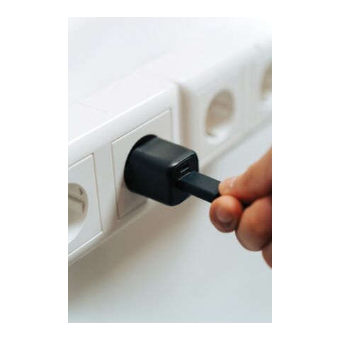 Cargador GAN plástico reciclado RCS Urban Vitamin Monterey negro | sin montaje de publicidad | no disponible | no disponible