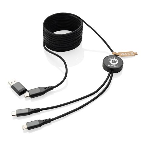 Cable Terra 4 en 1 PET reciclado 3 metros gris | sin montaje de publicidad | no disponible | no disponible