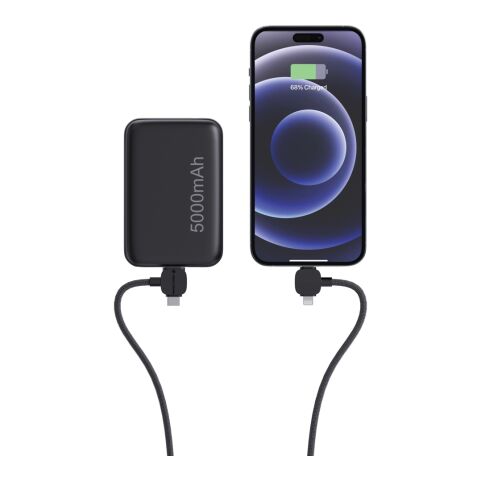 Cable magnético TPE/PET reciclado Urban Vitamin Stockton 65W negro | sin montaje de publicidad | no disponible | no disponible