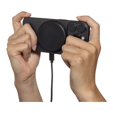 Cargador magnético Magnapad 15W rplastic RCS 3 en 1 negro | sin montaje de publicidad | no disponible | no disponible