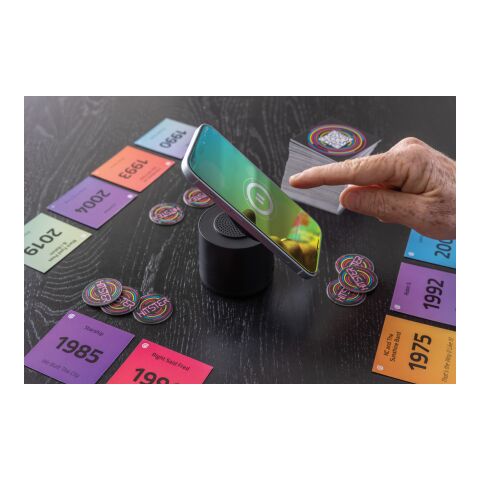 Altavoz Magpulse RCS plástico reciclado 3W soporte magnético negro | sin montaje de publicidad | no disponible | no disponible