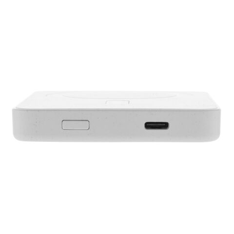 Powerbank Magnetix de 5000 mah de plástico reciclado RCS blanco | sin montaje de publicidad | no disponible | no disponible