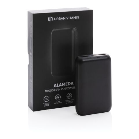 Powerbank Alameda Urban Vitamin de 10.000 mAh PD negro | sin montaje de publicidad | no disponible | no disponible