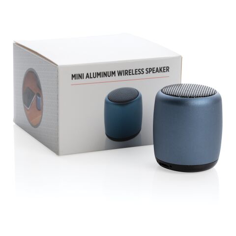 Mini altavoz inalámbrico de aluminio azul | sin montaje de publicidad | no disponible | no disponible