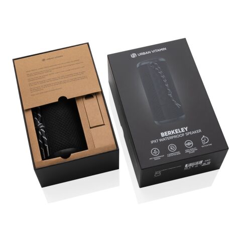 Altavoz Berkeley inalámbrico Urban Vitamin IPX7 negro | sin montaje de publicidad | no disponible | no disponible