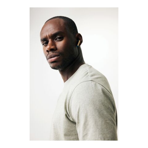 Auriculares TWS de bambú y plástico reciclado RCS marron | sin montaje de publicidad | no disponible | no disponible