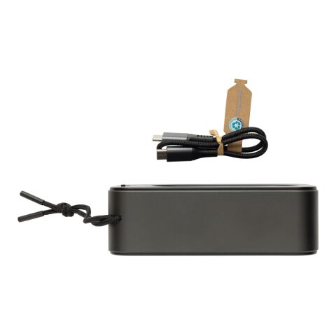 Altavoz Swiss Peak RCS de aluminio reciclado 10W gris | sin montaje de publicidad | no disponible | no disponible