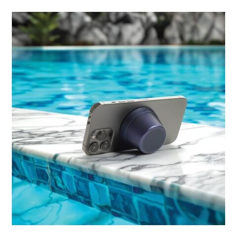 Altavoz magnético 5W de aluminio reciclado Nivio RCS azul | sin montaje de publicidad | no disponible | no disponible