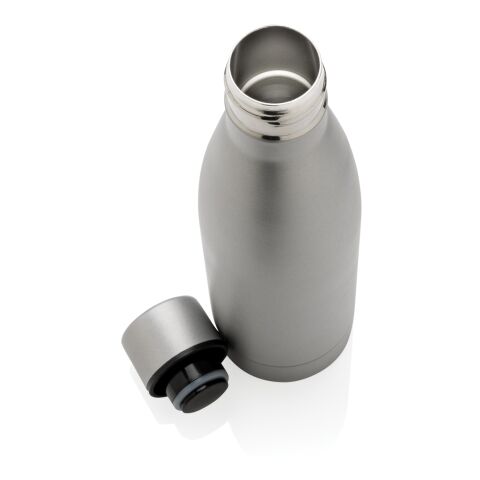 Botella sólida de acero inoxidable reciclado RCS plata | sin montaje de publicidad | no disponible | no disponible | no disponible