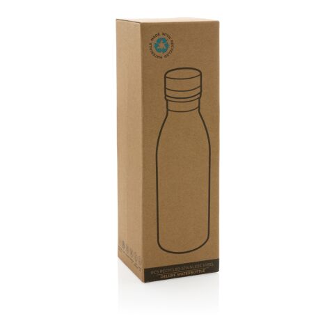 Botella de agua de lujo de acero inoxidable reciclado RCS blanco | sin montaje de publicidad | no disponible | no disponible