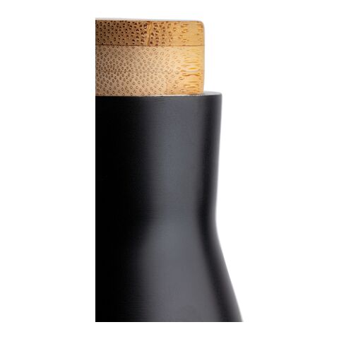 Botella Clima al vacío antigoteo con tapa de acero negro | sin montaje de publicidad | no disponible | no disponible