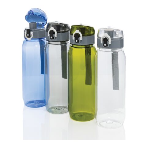 Botella de agua Yide antigoteo PET reciclado RCS 800 ml verde | sin montaje de publicidad | no disponible | no disponible