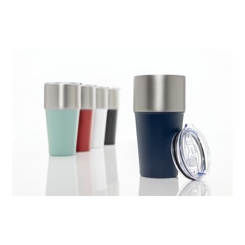 Vaso Fluid acero reciclado certificado RCS 500 ml azul marino | sin montaje de publicidad | no disponible | no disponible