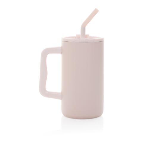 Taza Cube de acero reciclado RCS de 800ml. rosa | sin montaje de publicidad | no disponible | no disponible