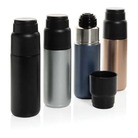 Termo reciclado Thermocup RCS con taza de 500 ml negro