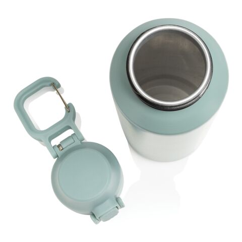 Botella deportiva Via RCS Re-steel con tapa bloqueable 600ML verde | sin montaje de publicidad | no disponible | no disponible