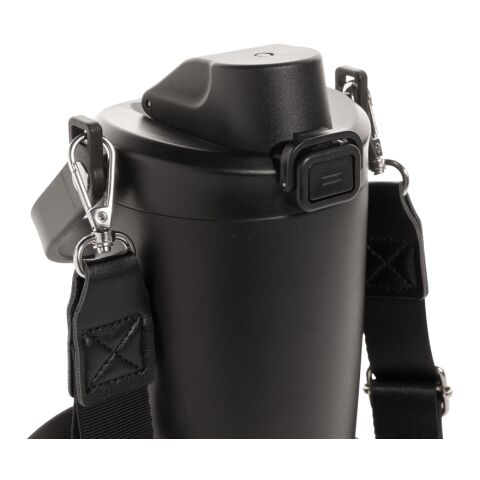 Taza con cierre Avira Ayala RCS Re-steel Duosip negro | sin montaje de publicidad | no disponible | no disponible