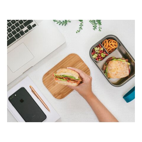 Sandwichera grande de acero inoxidable Black+Blum turquesa | sin montaje de publicidad | no disponible | no disponible