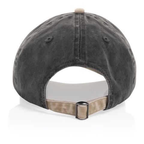 Gorra algodón bicolor 270 g/m² con 6 paneles BEAU AWARE™ negro | sin montaje de publicidad | no disponible | no disponible | no disponible