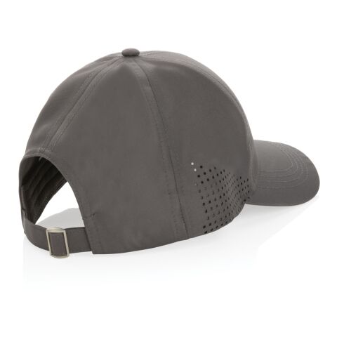 Gorra deportiva Impact AWARE™ RPET de 6 paneles gris | sin montaje de publicidad | no disponible | no disponible | no disponible