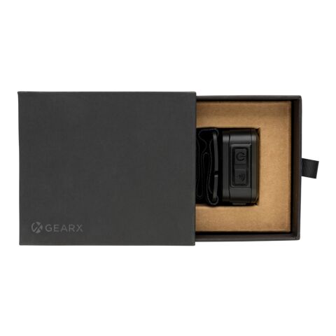 Linterna frontal Gear X RCS rPlastic de alta resistencia negro-gris | sin montaje de publicidad | no disponible | no disponible