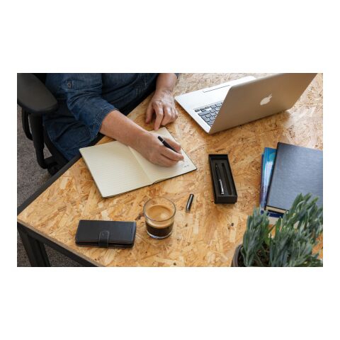 Set bolígrafos Deluxe negro | sin montaje de publicidad | no disponible | no disponible