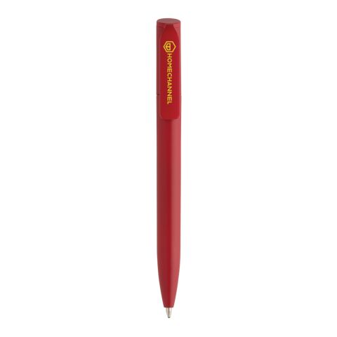 Mini bolígrafo ABS reciclado certificado Pocketpal GRS rojo | sin montaje de publicidad | no disponible | no disponible