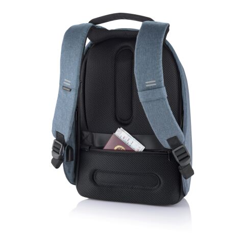 Bobby Hero Small, mochila antirrobo azul-negro | sin montaje de publicidad | no disponible | no disponible
