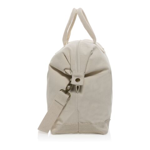 Bolsa de fin de semana de lona reciclada Kezar AWARE™ blanco | sin montaje de publicidad | no disponible | no disponible | no disponible