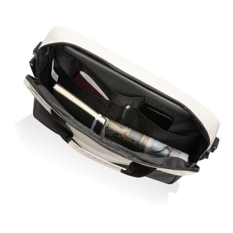 &quot;Maletín para portátil Kazu AWARE™ RPET de 15,6&quot;&quot;&quot; blanquecino | sin montaje de publicidad | no disponible | no disponible | no disponible