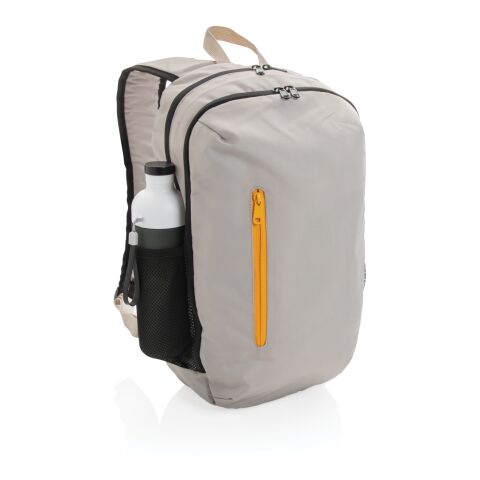 Mochila casual Impact AWARE ™ 300D RPET marron-naranja | sin montaje de publicidad | no disponible | no disponible | no disponible