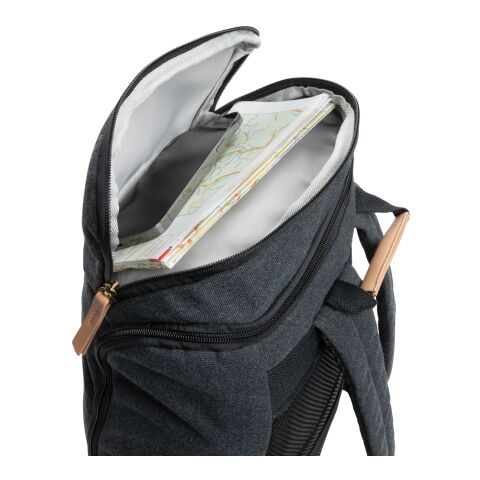 Mochila para ordenador portátil de 15" Impact AWARE™ 16 oz negro | sin montaje de publicidad | no disponible | no disponible | no disponible
