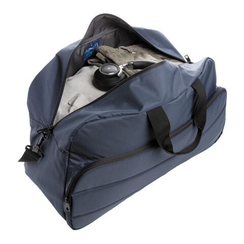 Bolsa deporte para fin de semana Impact AWARE ™ RPET azul marino | sin montaje de publicidad | no disponible | no disponible