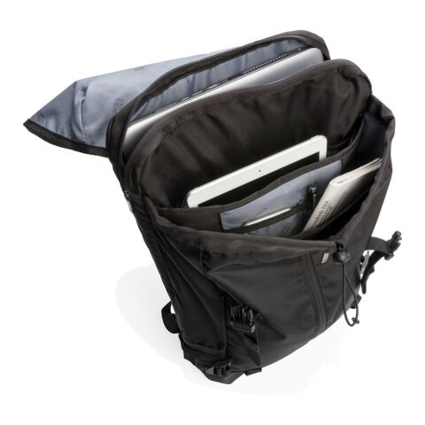 Mochila para portátil 17” Swiss Peak Deluxe negro | sin montaje de publicidad | no disponible | no disponible | no disponible