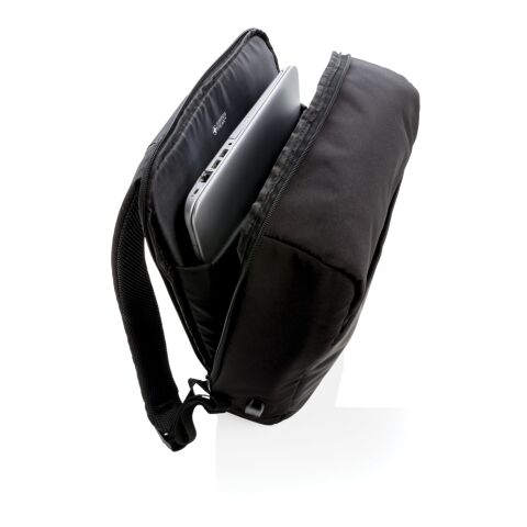 Mochila antirrobo 15&quot; Swiss Peak con protección RFID y USB negro | sin montaje de publicidad | no disponible | no disponible