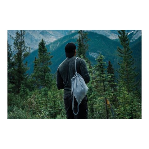 Mochila de algodón reciclado 145gr Impact AWARE ™ gris | sin montaje de publicidad | no disponible | no disponible | no disponible