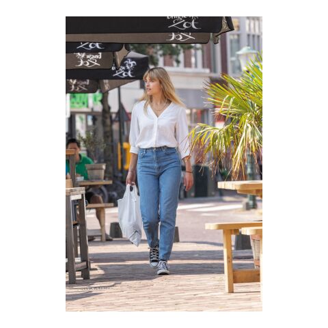 Bolsa de compra RPET 190T plegable Impact AWARE ™ Blanco | sin montaje de publicidad | no disponible | no disponible | no disponible