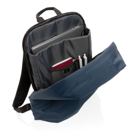 Mochila antirrobo estándar Impact AWARE ™ RPET azul marino | sin montaje de publicidad | no disponible | no disponible