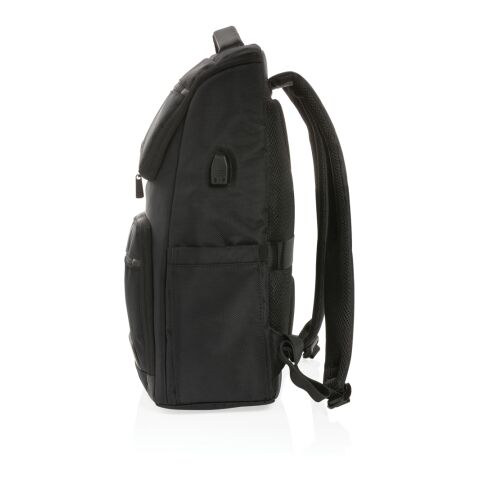 Mochila para portátil 15,6&quot; Swiss Peak AWARE ™ RPET Voyager negro | sin montaje de publicidad | no disponible | no disponible | no disponible