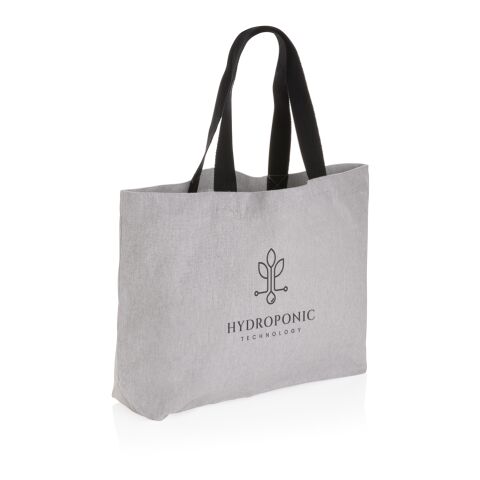 Tote grande de lona de 240 g/m² Impact Aware™ sin teñir gris | sin montaje de publicidad | no disponible | no disponible | no disponible