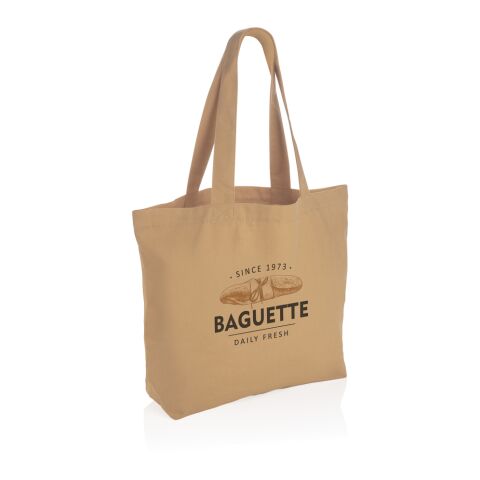 Bolsa compra de lona Impact Aware™ de 240 g/m² con bolsillo marron