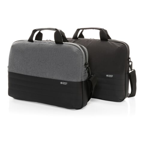 Maletín para portátil Swiss Peak AWARE™ RFID de 15,6&quot; gris | sin montaje de publicidad | no disponible | no disponible | no disponible