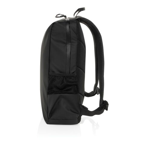 Mochila portátil 15,6&quot; resistente al agua Lima Aware™ RPET negro | sin montaje de publicidad | no disponible | no disponible | no disponible