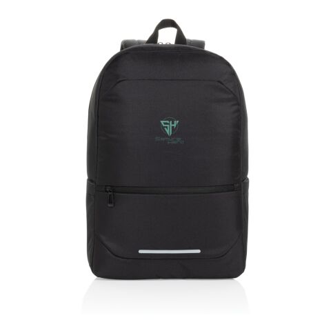 Mochila portátil CityPack AWARE™ RPET Business 15,6 pulgadas negro | sin montaje de publicidad | no disponible | no disponible