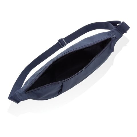 Bolsa bandolera de media luna Crescent XL AWARE™ RPET azul marino | sin montaje de publicidad | no disponible | no disponible | no disponible