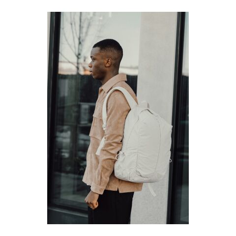 Mochila KENTO URBAN RCS nailon reciclado 15,6" beige | sin montaje de publicidad | no disponible | no disponible