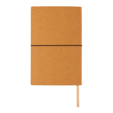 Libreta de cuero reciclado A5 marrón | sin montaje de publicidad | no disponible | no disponible
