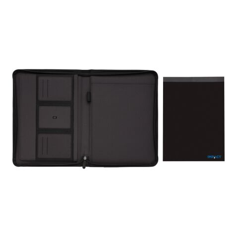Carpeta Impact AWARE ™ RPET A4 con cremallera negro | sin montaje de publicidad | no disponible | no disponible